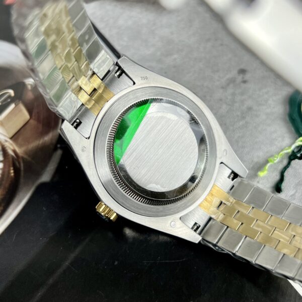 Rolex DateJust Mặt Số Lá Cọ Màu Vàng EW Factory 41mm (1)