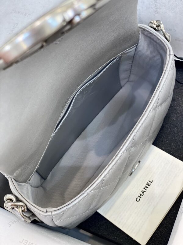Túi Chanel Logo Scarf Đeo Chéo Siêu Cấp 14,5x11x3,3cm (1)