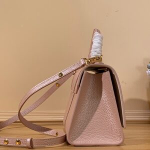 Túi Xách Louis Vuitton LV Twist Handle Siêu Cấp Nữ Pink 17x25x11cm