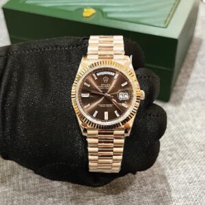 Đồng Hồ Rolex Day-Date 228235 Mặt Số Chocolate GM Factory 40mm (1)