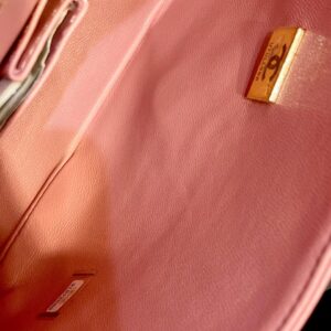 Túi Xách Hàng Hiệu Chanel Classic Hand Bag Siêu Cấp Màu Hồng 25cm (2)