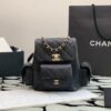 Balo Chanel Mini Màu Đen Replica 11 Cao Cấp 21.5x19 (2)