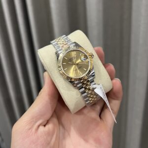 Rolex DateJust Nữ Bọc Vàng 18K Mặt Số Vàng Nhà Máy GM 31mm (1)