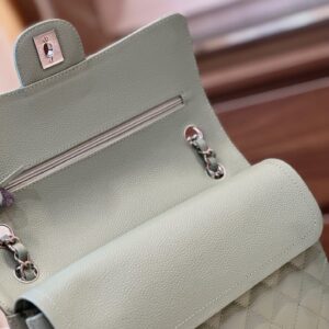 Túi Chanel Classic Hand Bag Rep 11 Cao Cấp Màu Xanh Dương 25cm (2)