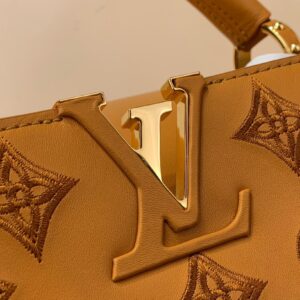 Túi Louis Vuitton LV Capucines Rep 11 Cao Cấp Nữ Màu Nâu 27x18x9cm (2)