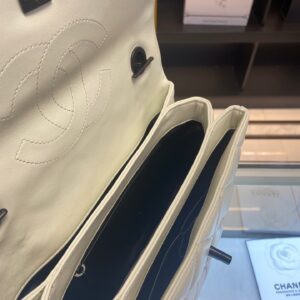 Túi Xách Chanel Trendy Replica 11 Cao Cấp Màu Trắng 25cm (2)