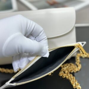 Túi Xách Dior Bobby Clutch Rep 11 Cao Cấp Nữ Màu Trắng 21 (3)