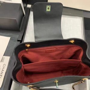 Túi Xách Hàng Hiệu Chanel Shopping Bag Replica 11 Màu Đen 32x22x13cm (2)