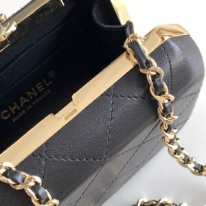 Túi Xách Nữ Chanel Box Mini Replica 11 Cao Cấp Màu Đen (2)