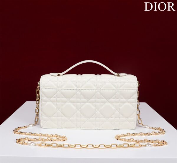 Túi Xách Nữ Dior Woc Replica 11 Cao Cấp Màu Trắng 21×11 (2)