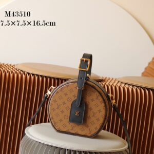 Túi Louis Vuitton LV Petite Boite Chapeau Rep 11 Hoạ Tiết Monogram 17.5x16.5x7 (2)