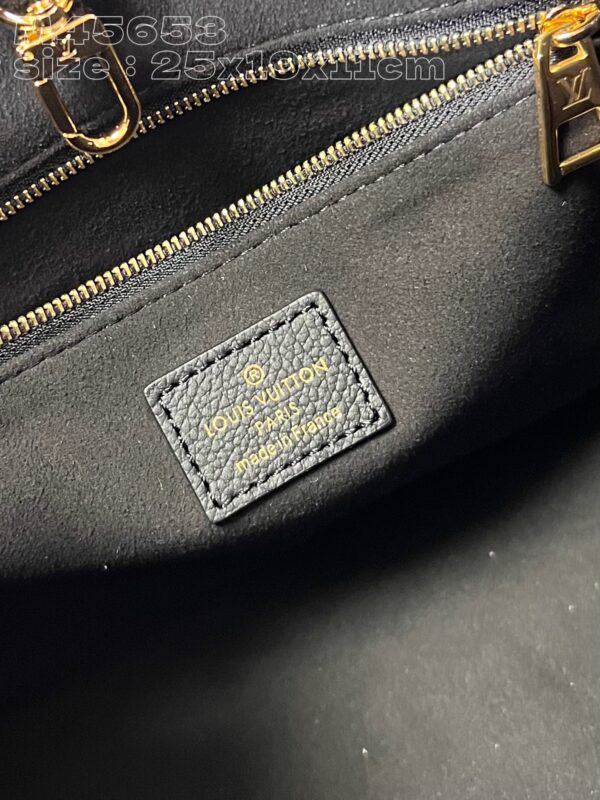 Túi Xách Nữ Like Auth Louis Vuitton LV On The Go Màu Đen 25cm (2)