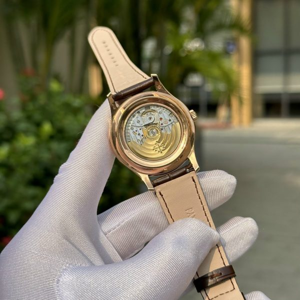 Patek Philippe Complications 5205R Rose Gold Rep 11 Thụy Sỹ Mặt Trắng 40mm (2)
