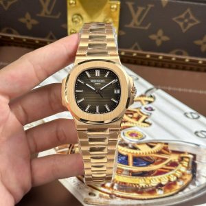 Patek Philippe Nautilus 5711 Mặt Nâu Chế Tác Mạ Vàng Hồng Máy Khắc Nhà Máy BBF 40mm (2)